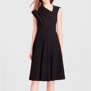 Blue Asymmetrical Tracy Reese Knit Midi Dress Sz 10 *Runs Small*